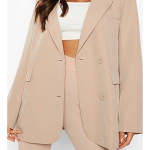 Oversized boyfriend blazer